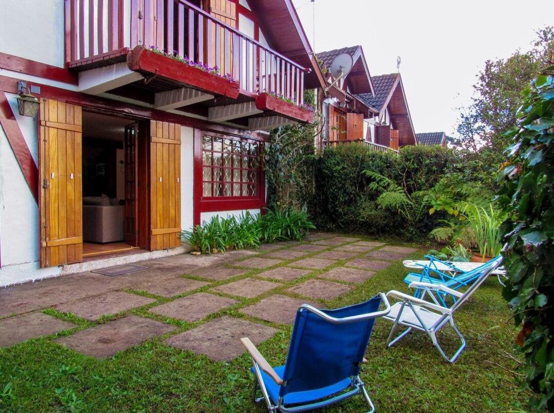 Chale Com Lareira E Wi-Fi Em Campos Do Jordao - Sp Villa Exterior photo